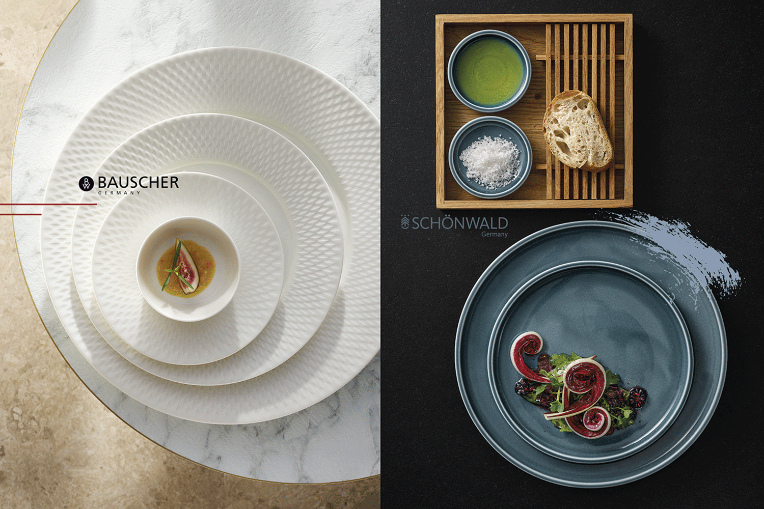 BHS Tabletop - Bauscher & Schönwald - Durable Superyacht Tableware / Innovative Tableware Solutions for Superyachts / Premium Porcelain Tableware
