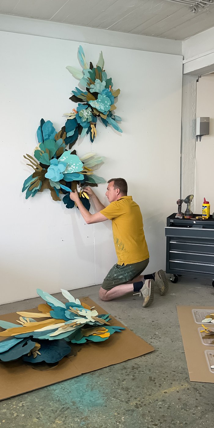 Work in Progress: A Newly Commissioned Wall Sculpture for Marina Bay Sands, Singapore